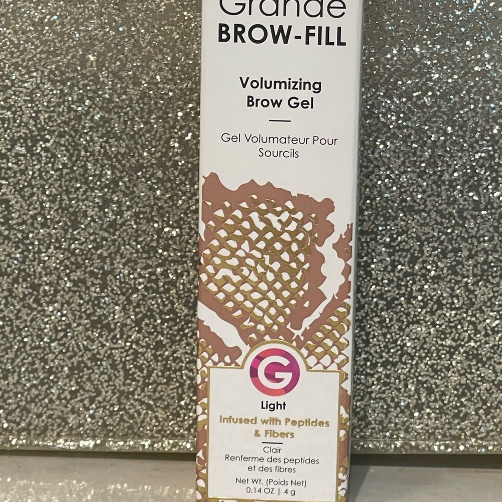 5 for $25 item ๐บ Grande Cosmetics Brow-Fill Volumizing Gel in Light - Picture 2 of 6
